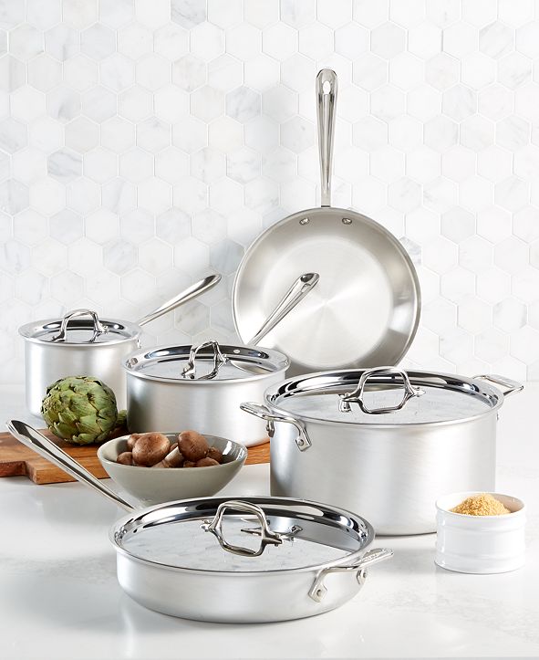 AllClad Master Chef 9Pc. Cookware Set, Created for Macy's & Reviews Cookware Sets Macy's