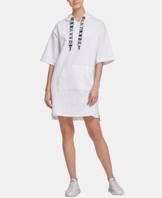 dkny hooded dress