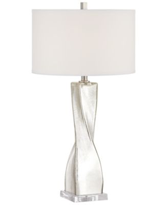 crackle glass table lamp