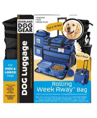 dog gear week away bag