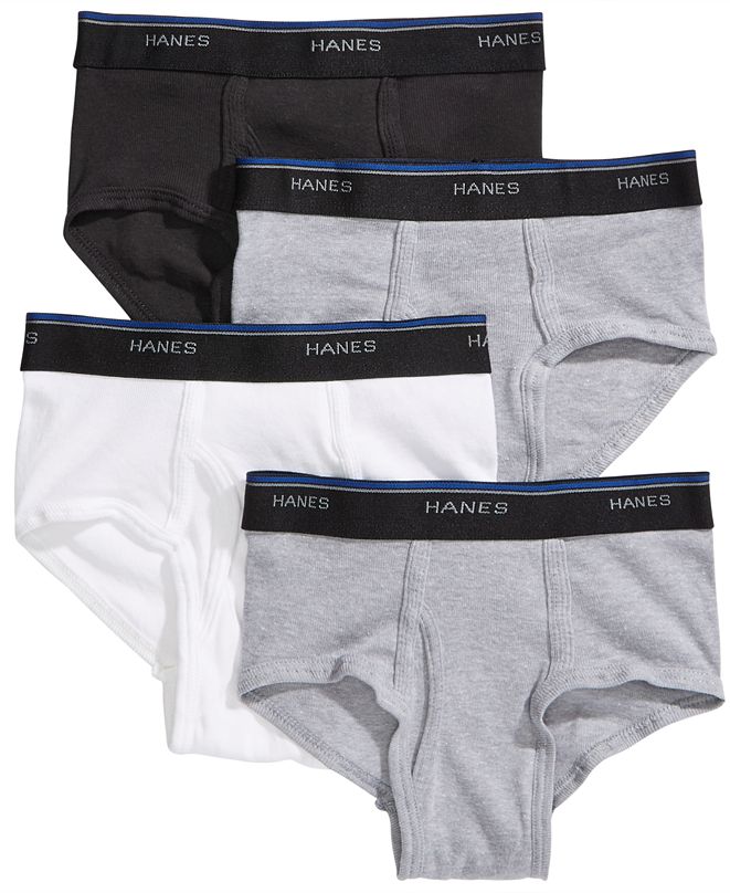 Hanes Big Boys 4Pack Briefs & Reviews Underwear & Socks Kids Macy's