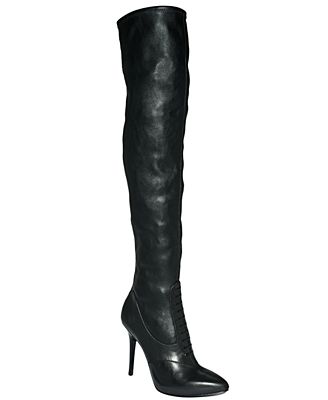 GUESS by Marciano Flower Over the Knee Dress Boots - Shoes - Macy's