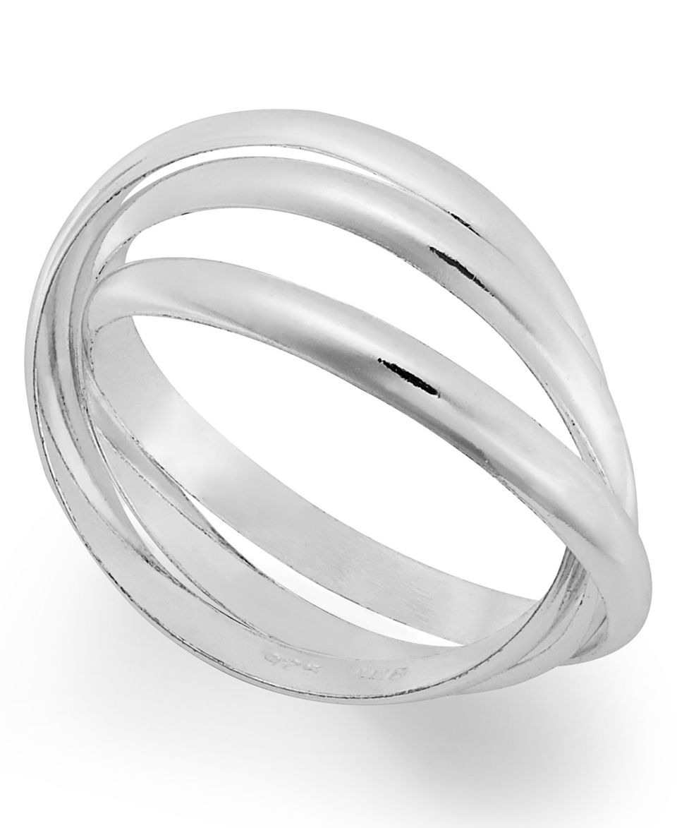 Giani Bernini Sterling Silver Ring, Band Ring   Rings   Jewelry