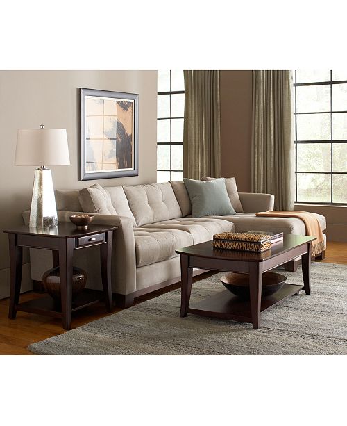 Furniture Michelle Fabric Sectional Living Room Furniture Collection Reviews Furniture Macy S
