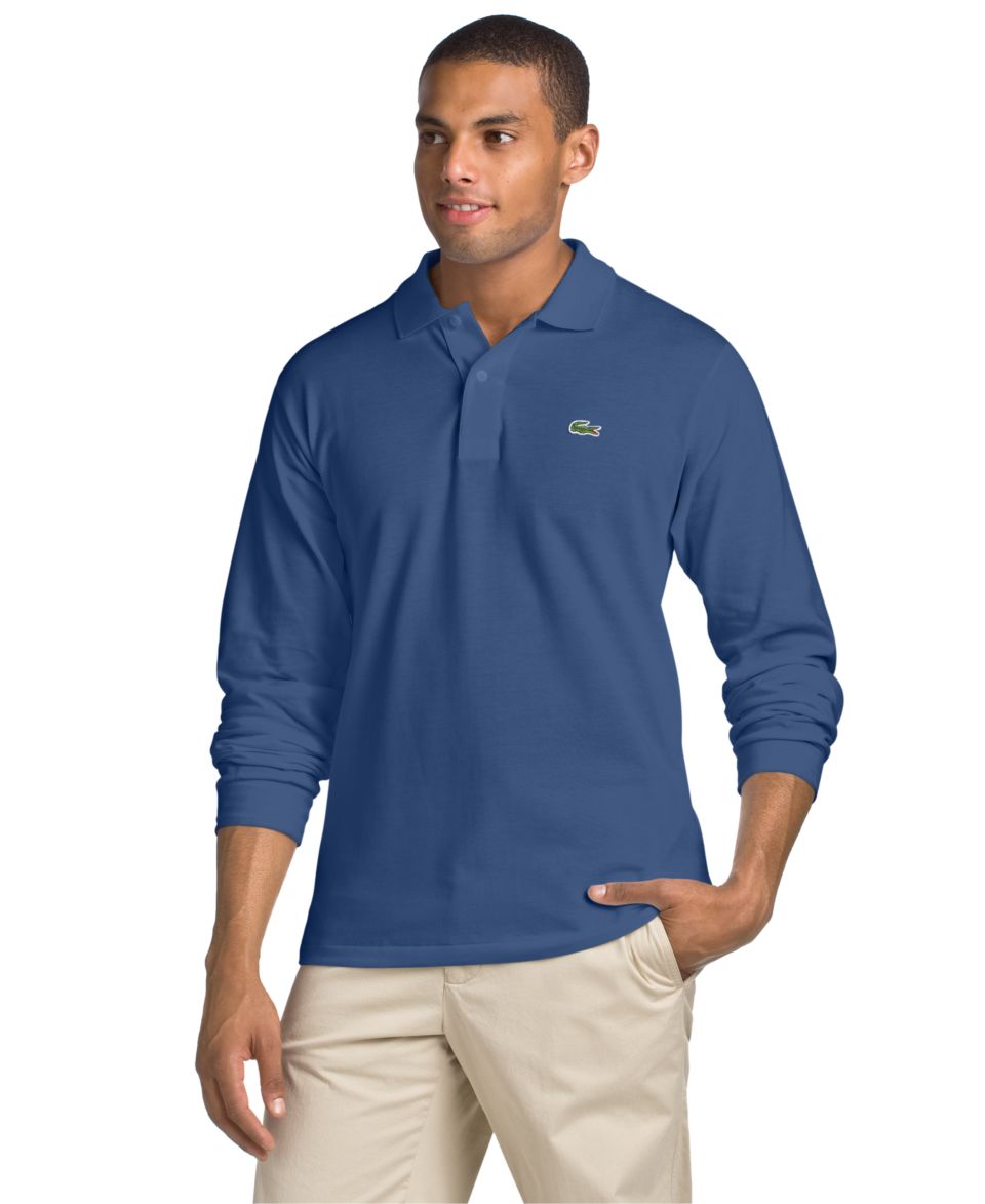 Lacoste Polo, Long Sleeve Fashion Pique Polo