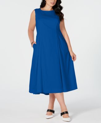 a line midi dress plus size