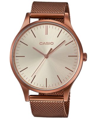 casio mesh watch