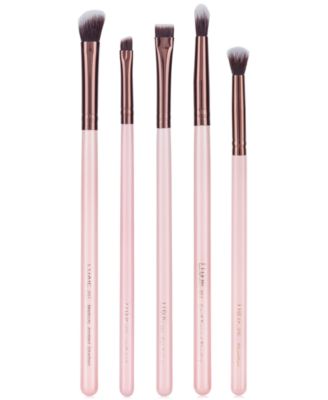 LUXIE, 5 шт. Набор кистей для глаз Rose Gold Essential
