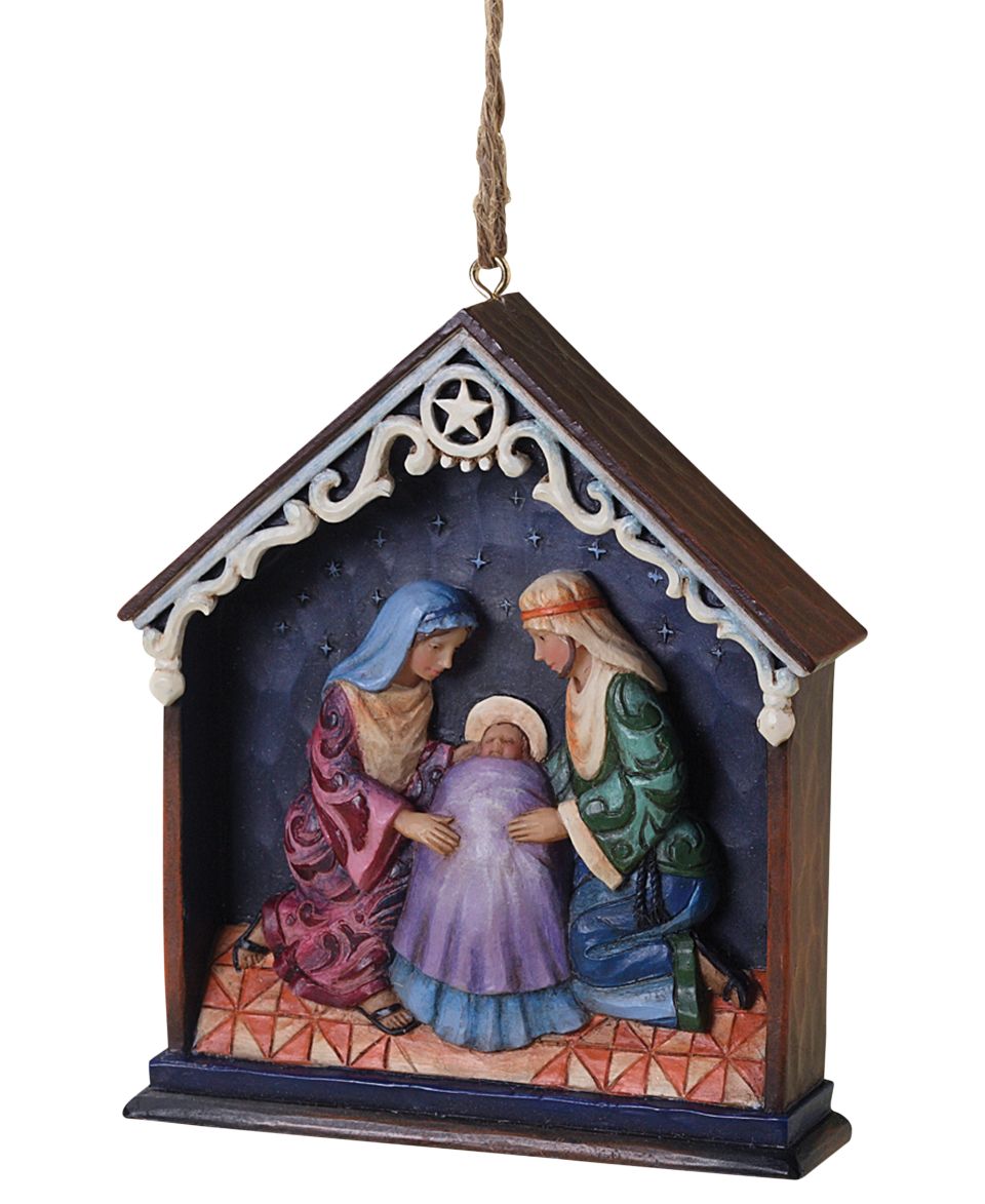 Jim Shore Star Nativity Scene Christmas Plaque   Holiday Lane