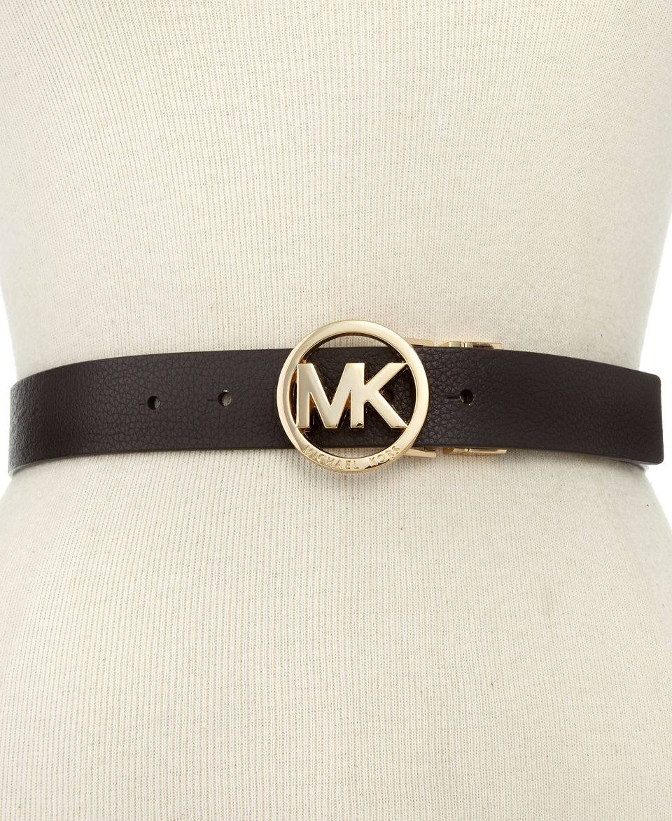 MICHAEL Michael Kors Belt, Logo Square Buckle