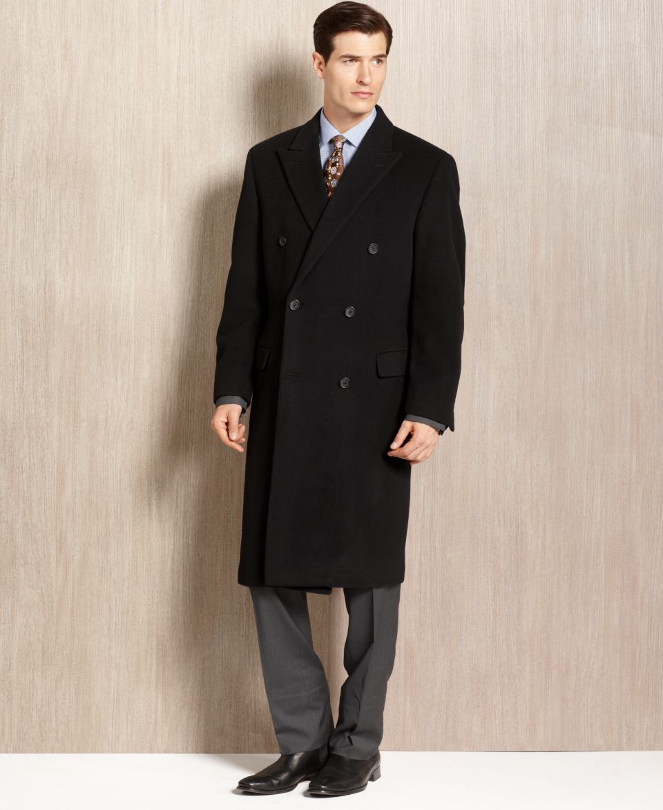 Lauren by Ralph Lauren Coat, Texture Chesterfield Overcoat   Mens