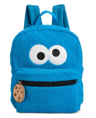 cookie monster toy with backpack