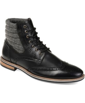 casual wingtip boots