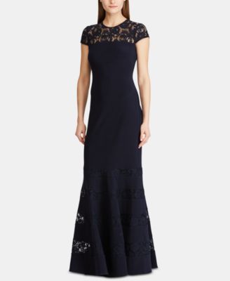 ralph lauren lace gown