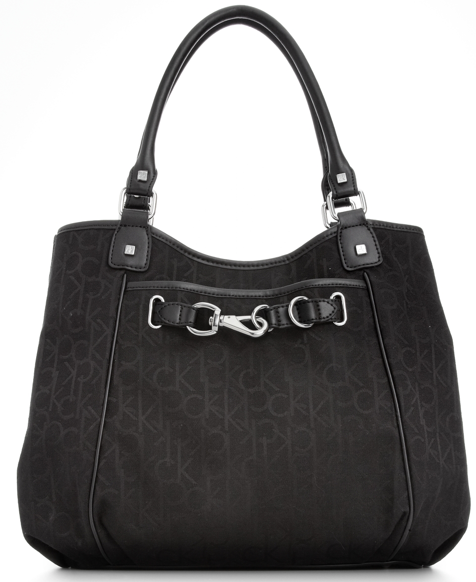 Calvin Klein Handbag, Hudson Jacquard Tote   Handbags & Accessories