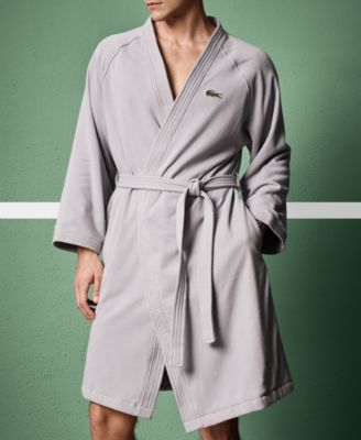 lacoste men's bathrobe
