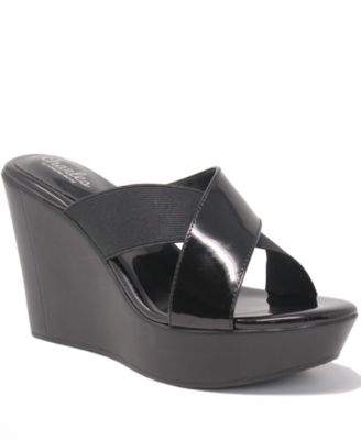 charles by charles david black wedges