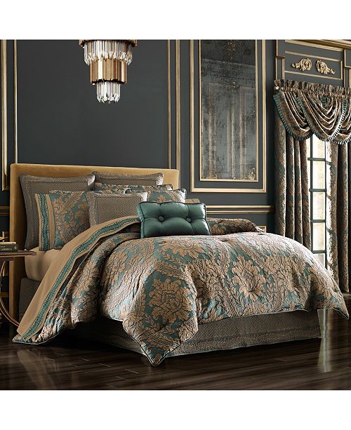 J Queen New York J Queen Montgomery Emerald Green King Comforter Set Reviews Comforters Fashion Bed Bath Macy S