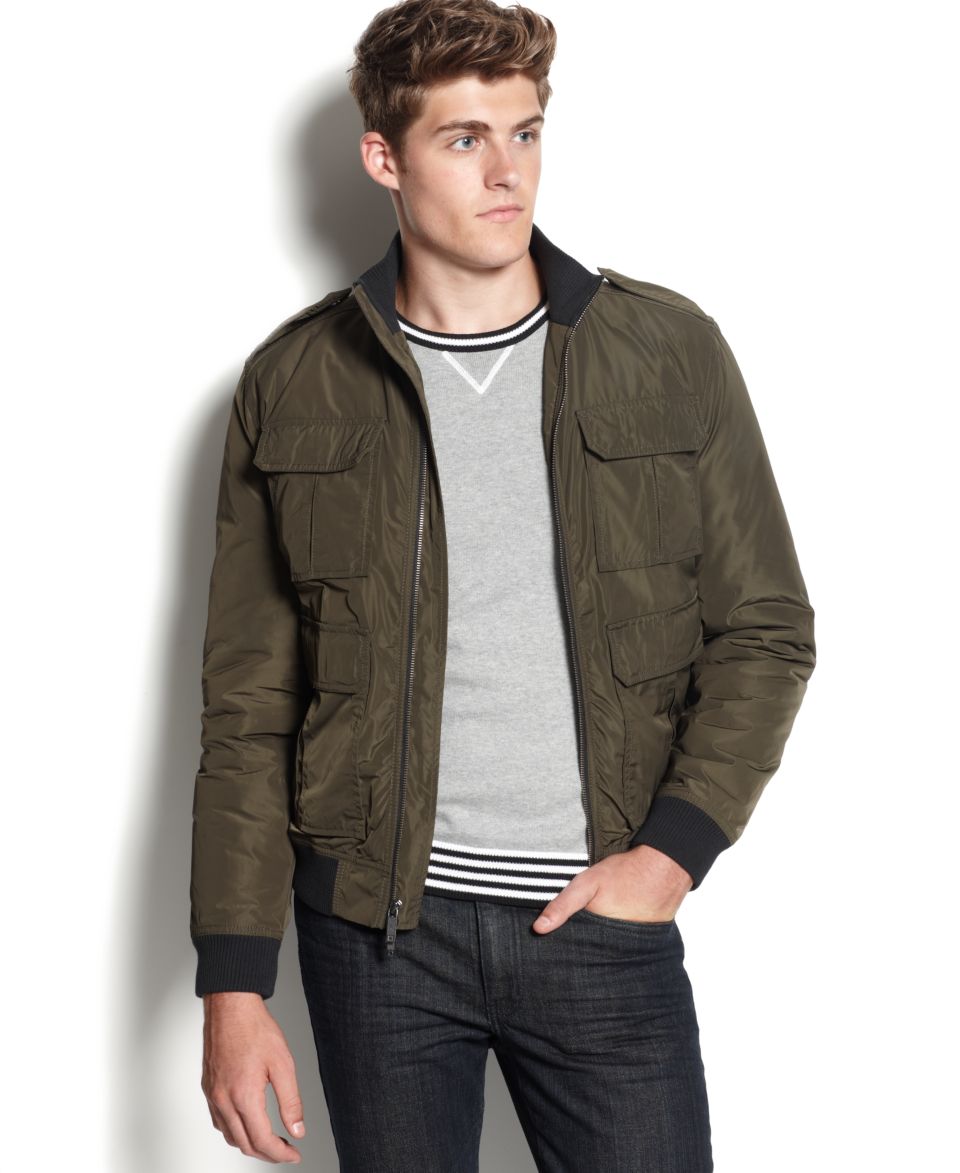 Kenneth Cole Reaction Jacket, Full Zip Nylon Jacket