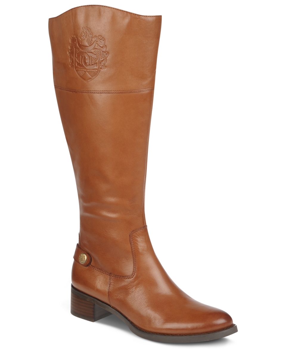 Etienne Aigner Shoes, Chip Wide Calf Tall Riding Boots