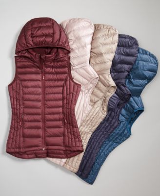 32 degrees hooded packable puffer vest