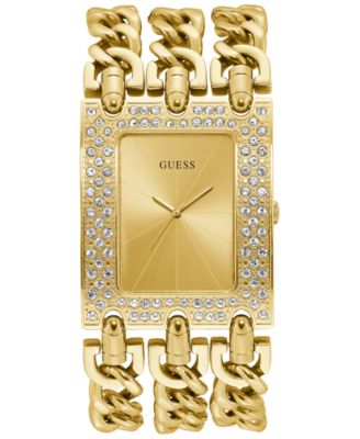 GUESS Gold-Tone Stainless Steel Chain 