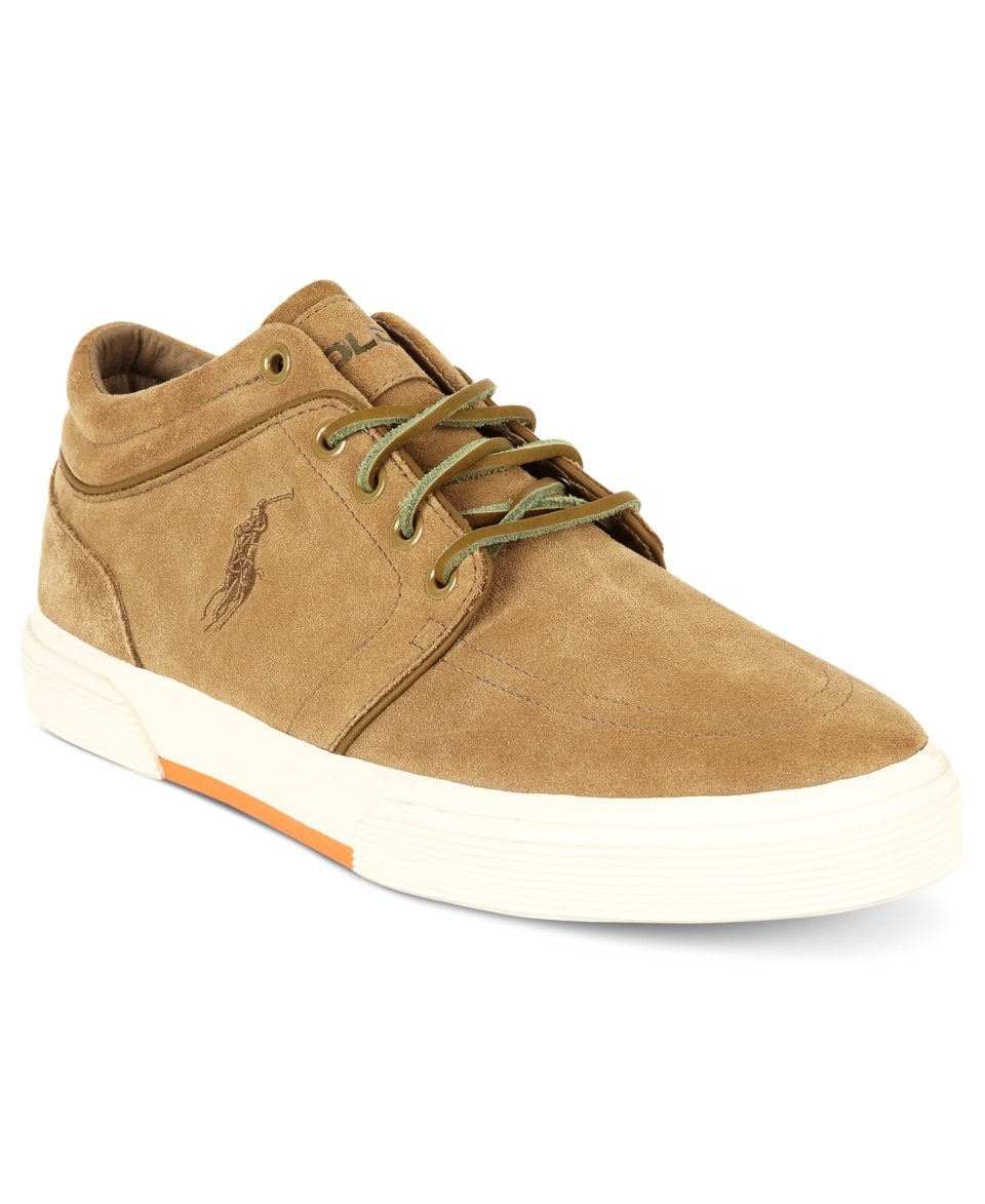 Polo Ralph Lauren Shoes, Faxon Mid II Suede Shoes