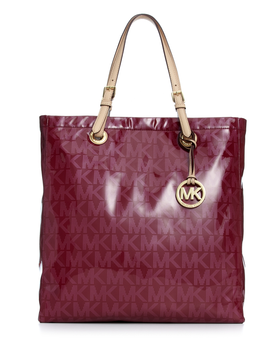 kors handbag logo patent pouchette bag orig $ 118 00 87 99