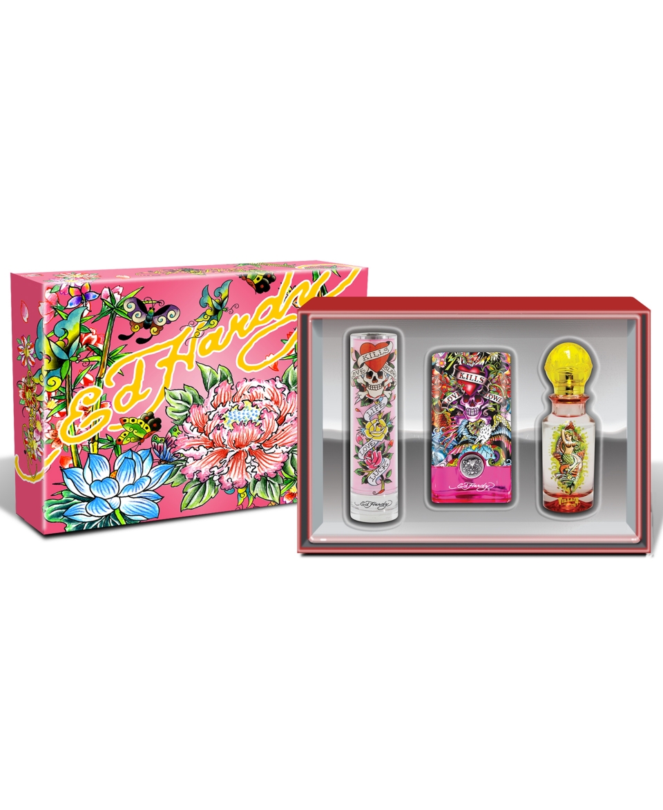 Ed Hardy Womens Fragrance Coffret   Perfume   Beauty