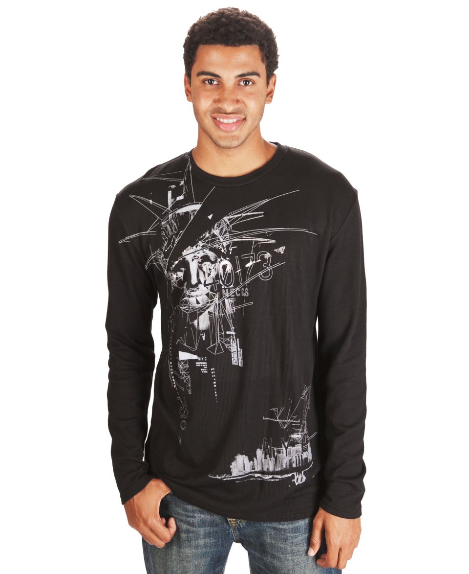 Marc Ecko Cut & Sew Shirts, Eaglized Thermal Shirt   Mens T Shirts