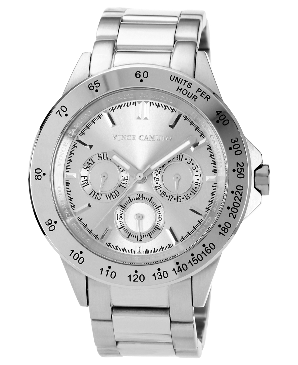 Vince Camuto Watch, Womens Stainless Steel Bracelet 41mm VC 5007SVSV