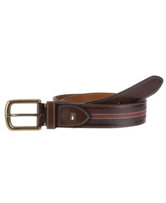 Ремень Tommy Hilfiger из искусственной кожи с несколькими стежками и одинарным ремешком