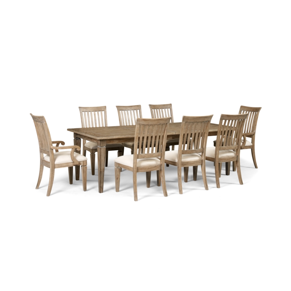 Scottsdale Dining Room Furniture, 9 Piece Set (Table, 6 Side Chairs