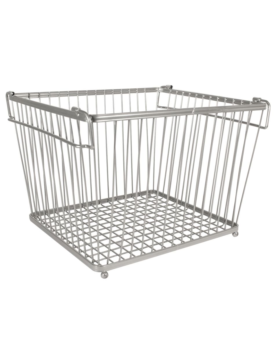 InterDesign Open Basket, 12 Chrome   Kitchen Gadgets   Kitchen   