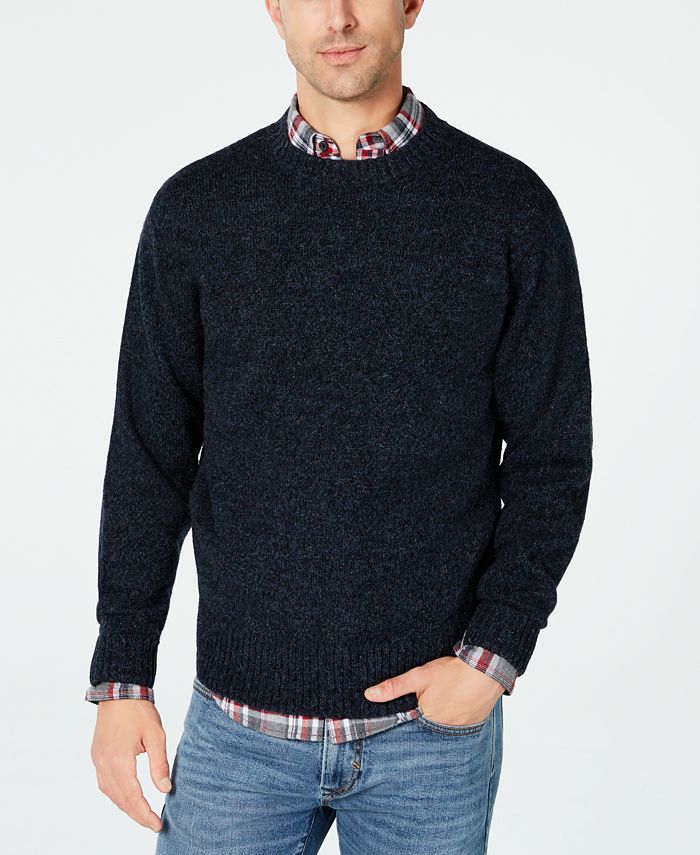 Pendleton Men's Shetland Crew Sweater & Reviews - Sweaters - Men - Macy's
