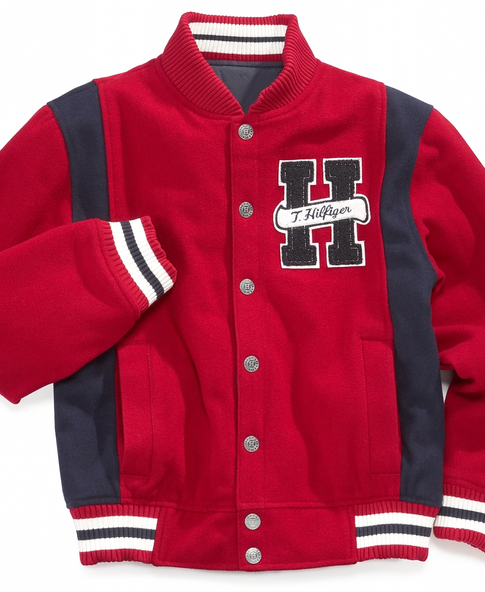 Jacket, Boys American Prep Varsity Jacket   Kids Boys 8 20