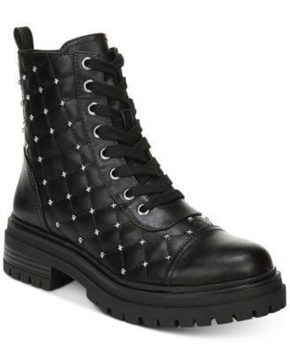 sam edelman studded combat boots