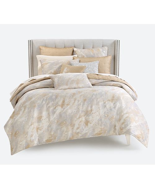 Hotel Collection Metallic Stone Bedding Collection Created For Macy S Reviews Bedding Collections Bed Bath Macy S