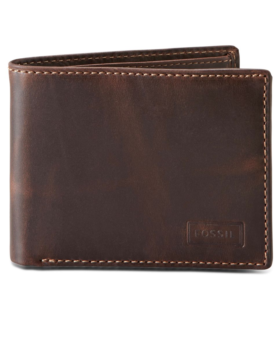 Fossil Wallets, Preston Slim Gusset Clip Bifold