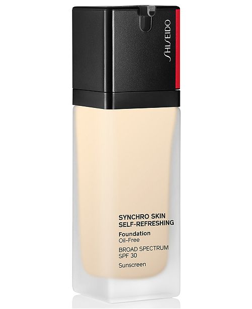 Shiseido Synchro Skin Self Refreshing Foundation 1 0 Oz Reviews Foundation Beauty Macy S