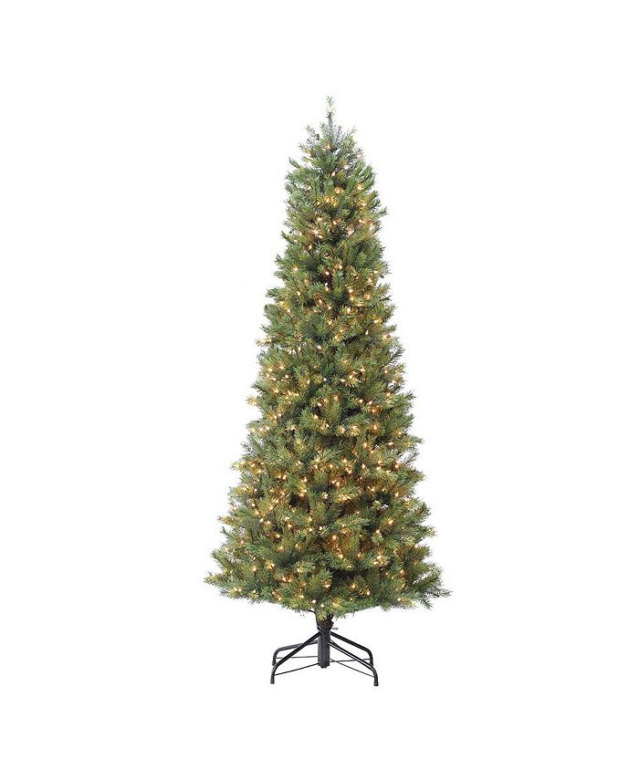Puleo International 7 5 Ft Pre Lit Slim Madison Artificial Christmas Tree With 800 Incandescent Lights Reviews Shop All Holiday Home Macy S Learn about artificial christmas tree shape, size, colors and more. macy s