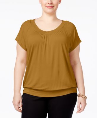 macys jm plus size tops