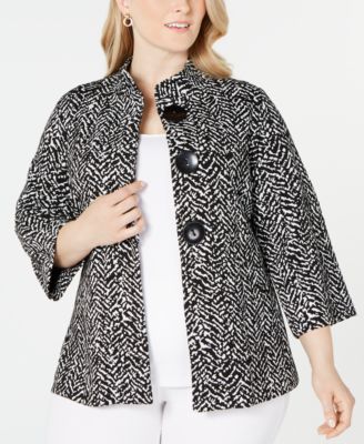 macys plus size jacket