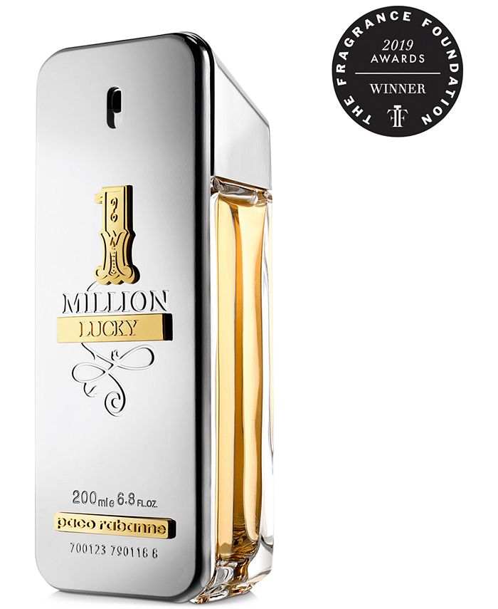 Paco Rabanne Men's 1 Million Lucky Eau de Toilette Spray, 6.8oz