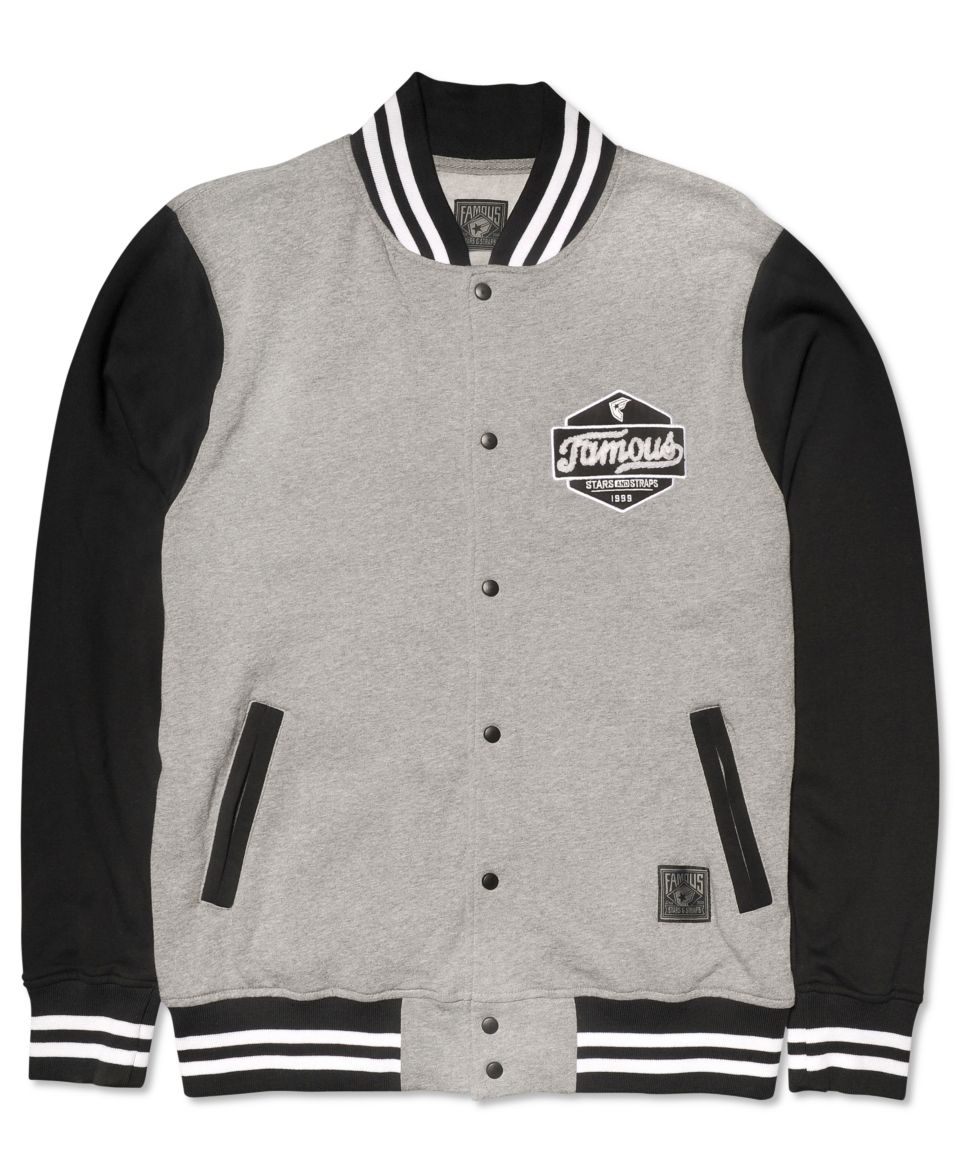 Famous Stars & Straps Jacket, Top Choice Snaps Up Varsity Jacket