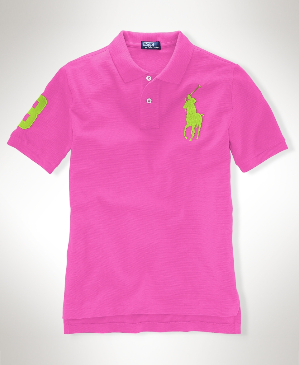 Ralph Lauren Kids Shirt, Little Boys Bright Big Pony Polo Shirt   Kids