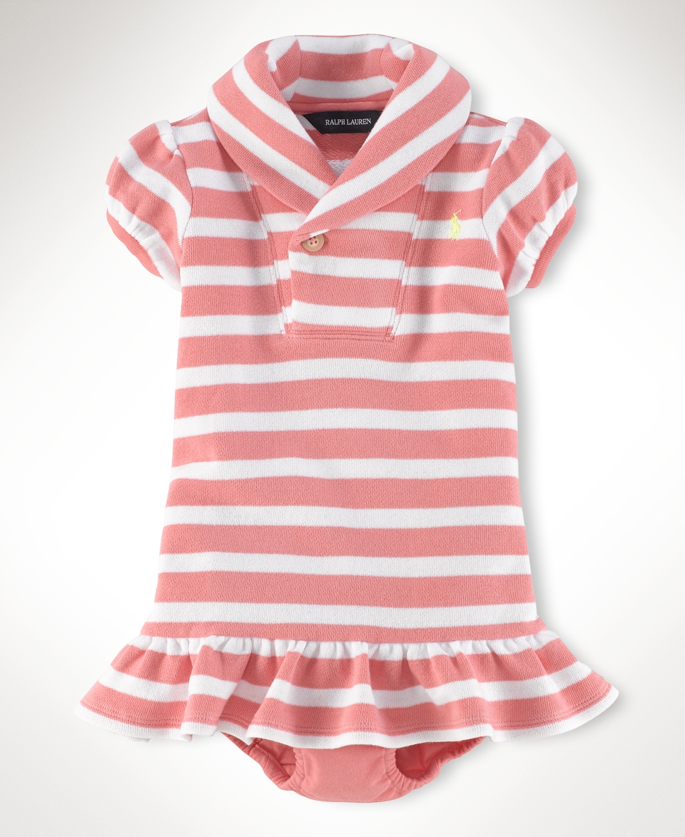 Ralph Lauren Baby Dress, Baby Girls Striped Fleece Dress  