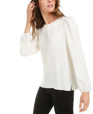 silver blouse macys