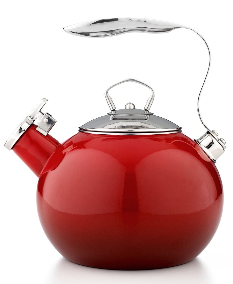 Martha Stewart Collection Tea Kettle, Red Ombre