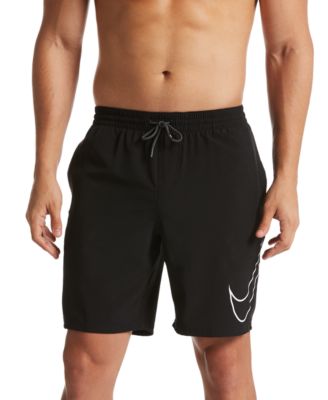 nike swoosh logo swim shorts